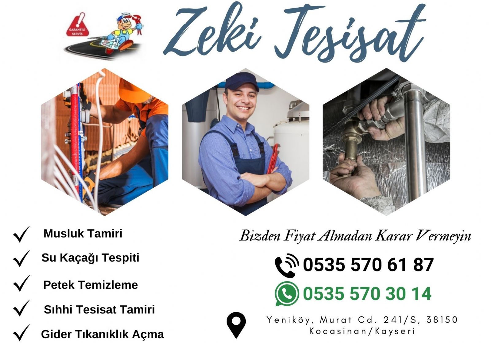 Kayseri Tesisatçı